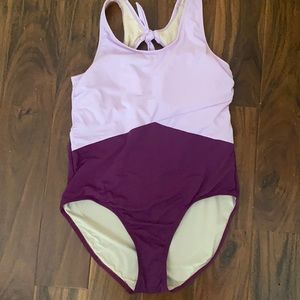Lime Ricki lavender and purple one-piece